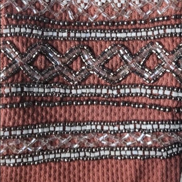 Rare We The Free People Seattle Roller Rink Thermal Top - Picture 3 of 3